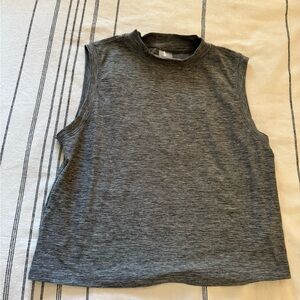 Grey workout top